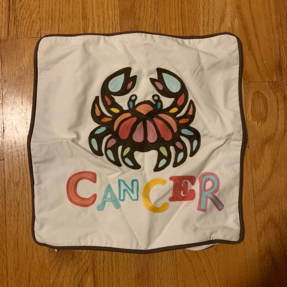 Pottery Barn Teen Astrology Pillow Cover - Cancer